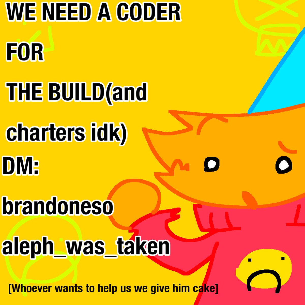 wrange_guy's tweet photo. We need help with the build, help us please https://t.co/YirSFxkHEJ