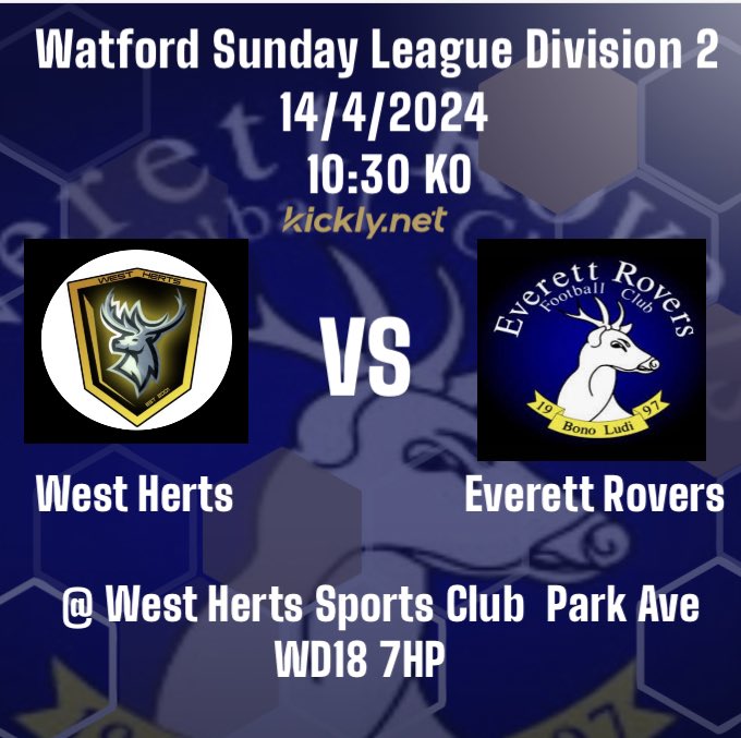 ❌❌GAME OFF ❌❌ Not due to the weather for a change -@WHertsFC unable to field a team 😳@WSFL55 @everettrovers 🔵⚫️
