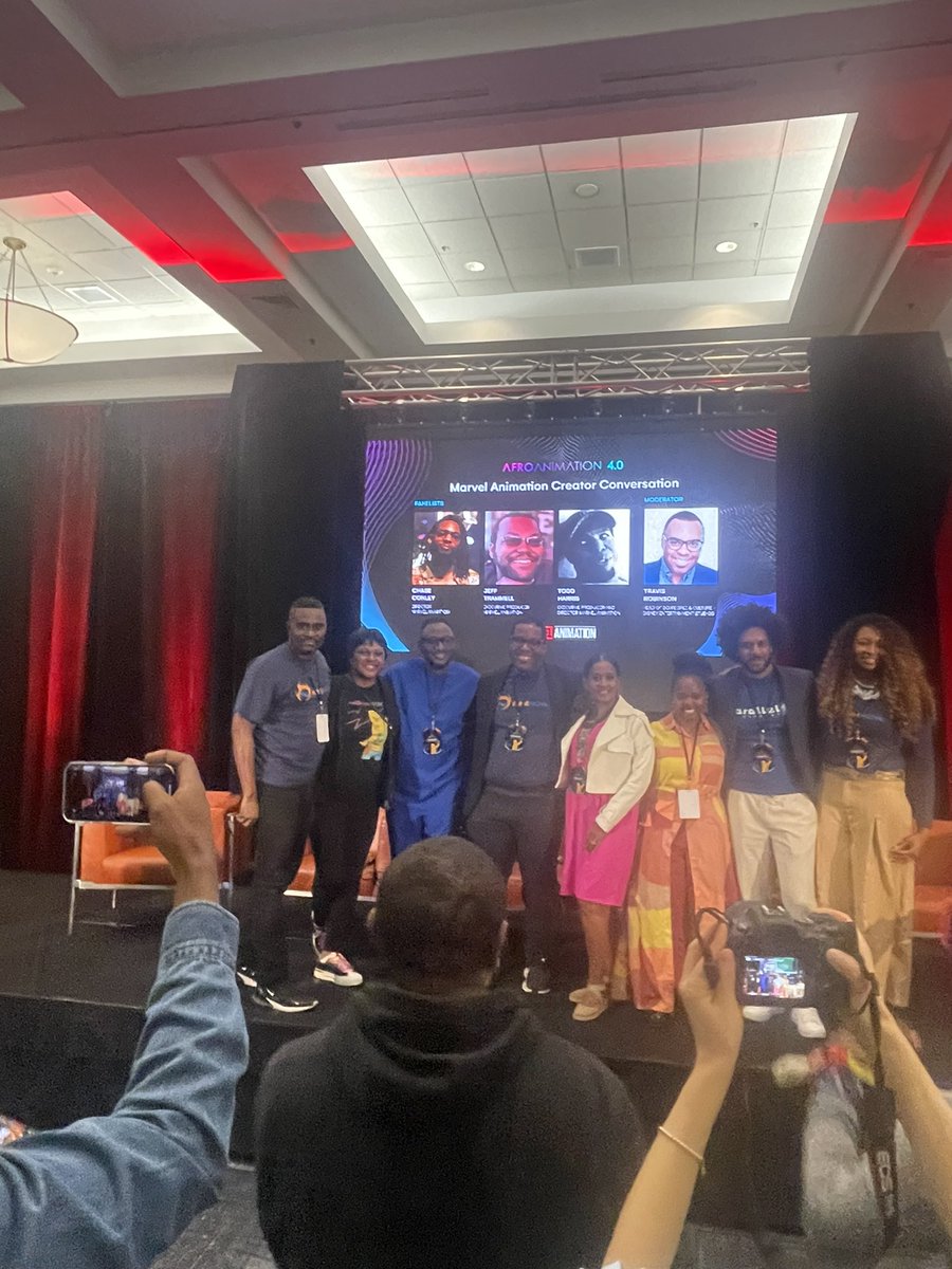 We had a great week @AfroAnimation1 summit. @BowieState @vcdma animation students connected with studios, pioneers and much more! #afroanimation #bowiestateuniversity #vcdma #burbank #animationcareers