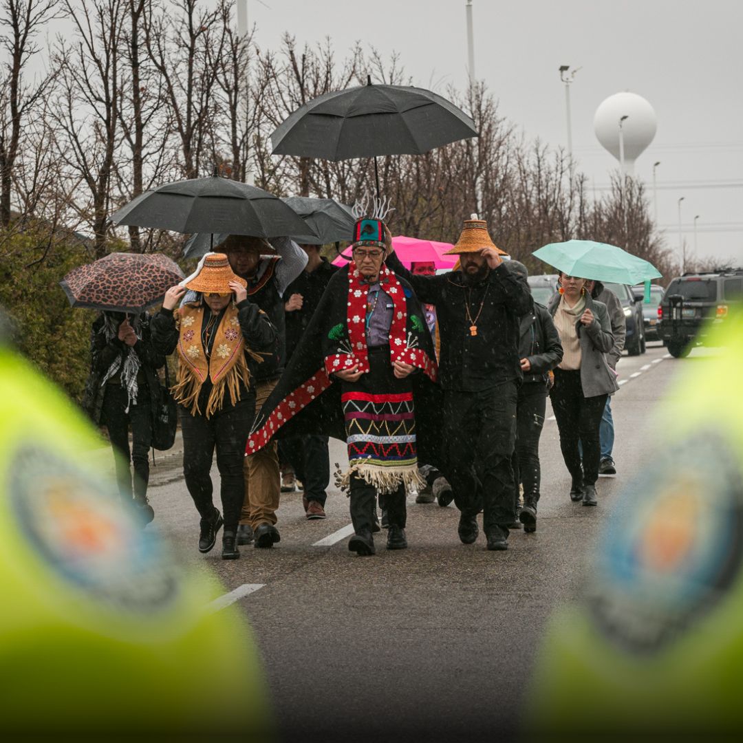 Awareness for the financial risk of funding colonial violence is rising & major funders like RBC are feeling our pressure. We're grateful to our allies this week, this movement isn't possible without our united voices! #RBCIsKillingMe #NoMoreDirtyBanks Photos: Joshua Best