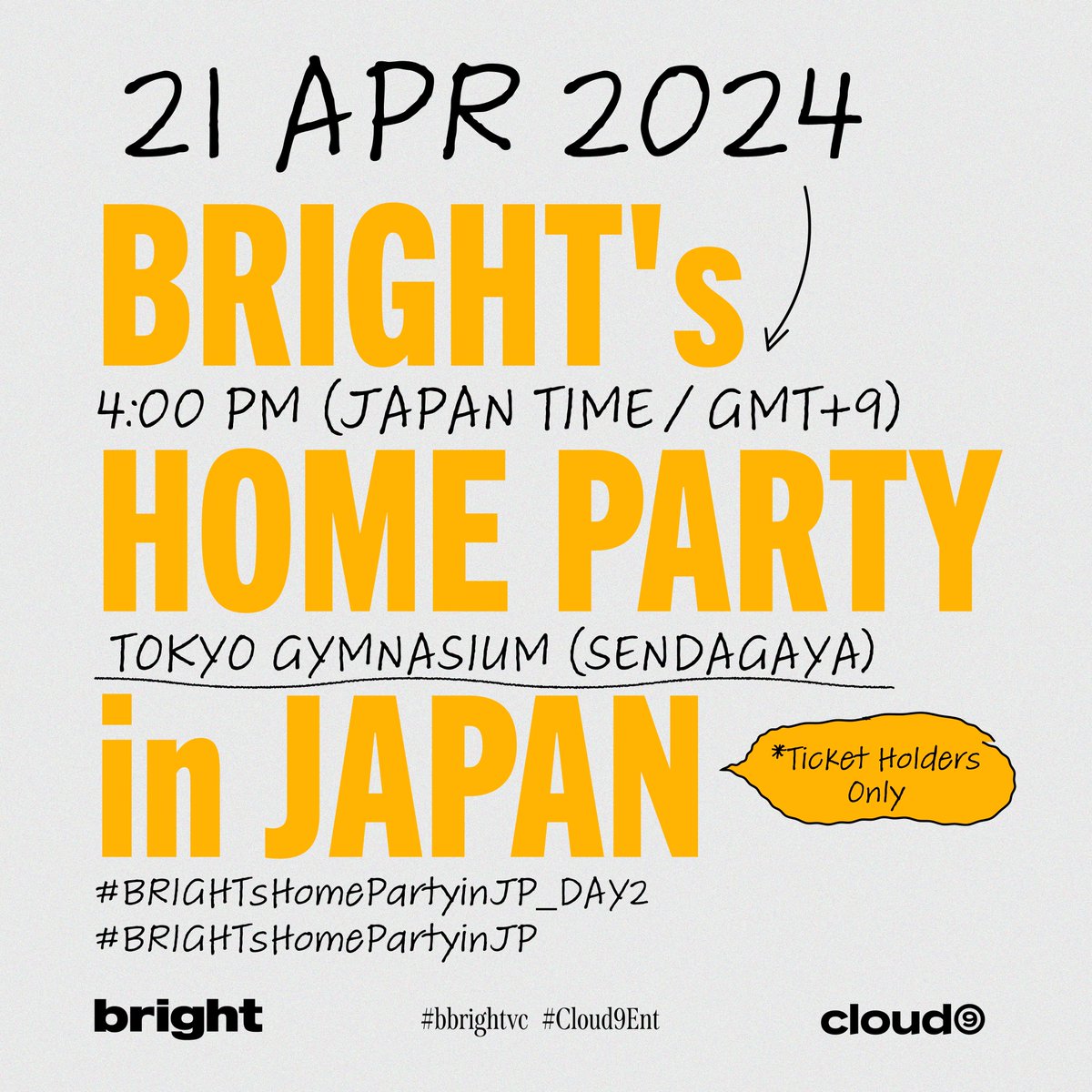 BRIGHT's SCHEDULE
15 - 21 APRIL 2024

#BRIGHTsSchedule
#bbrightvc
#Cloud9Ent