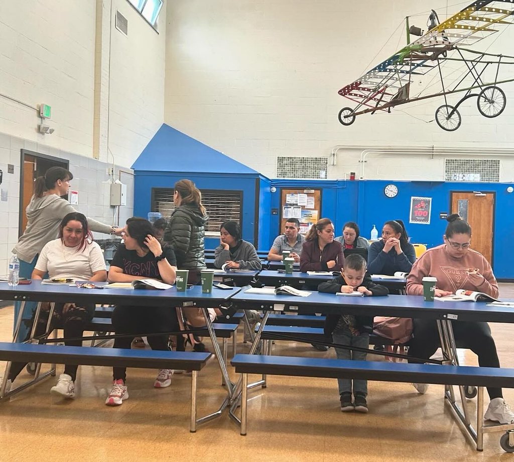 We’re off and running! Our community adult ESOL classes officially began this morning! Thank you to our friends at @my_bccc  for your partnership! #communityschool