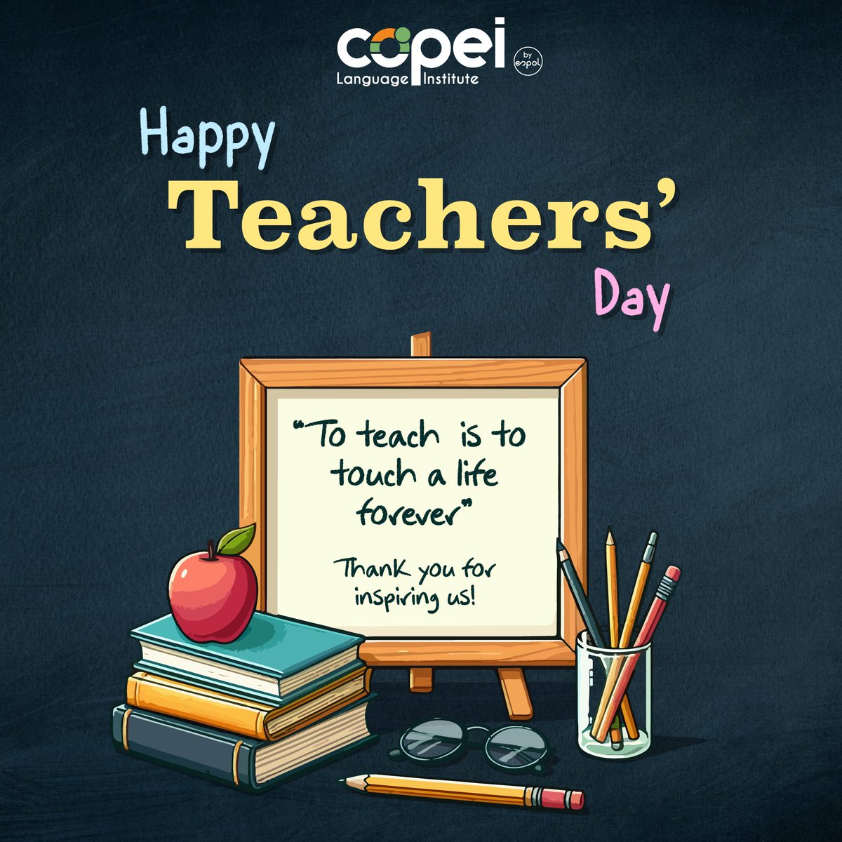 👩‍🏫 Happy Teachers’ Day! 👨‍🏫

Gracias a todos los maestros por su dedicación, compromiso y pasión por la enseñanza. 🫶

Hoy reconocemos su invaluable labor en la formación de las futuras generaciones.

#FelizDíaDelMaestro 🖋️