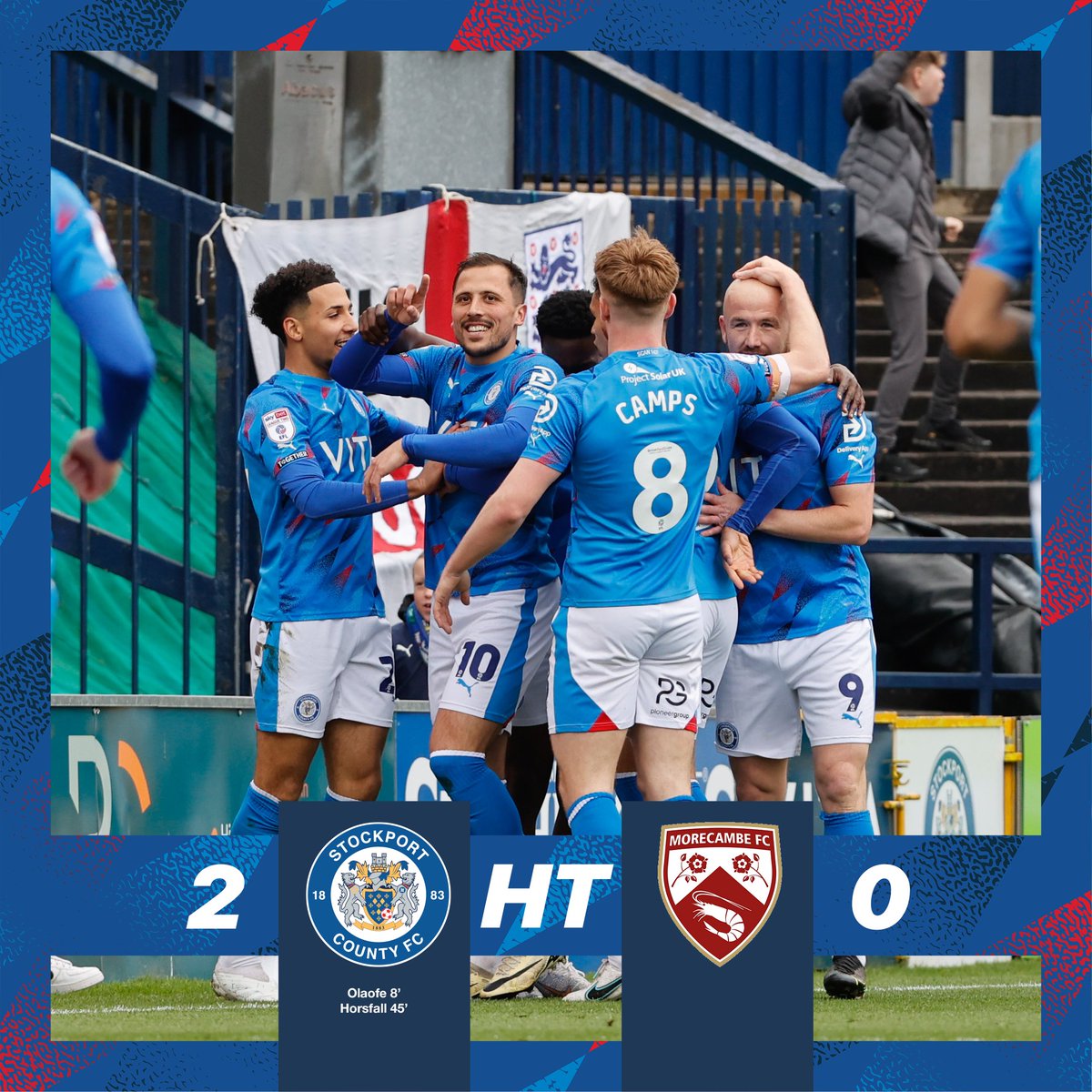 Half-way there 👊

#StockportCounty