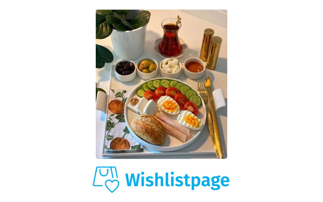Someone just bought Breakfast off my @wishlistpage worth €25.00 💫🎉🎊 Check out my wishlist at wishlistpage dot com /GoddessEllyah.