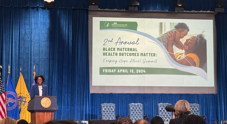 georgetownhja's tweet photo. Thank you @RepAdams, @RepUnderwood &amp; @RepRobinKelly for being champions for #BlackMaternalHealth #BMHW2024 https://t.co/RhnanhY6aw