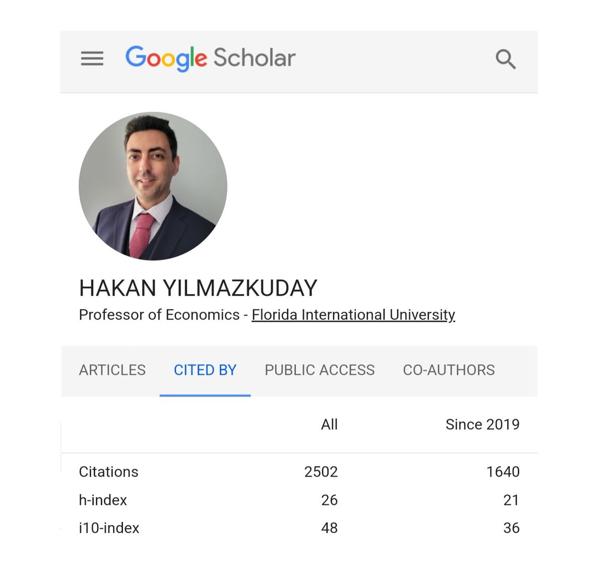 Short-term goal: 3000 citations Long-term goal: An h-index of 100