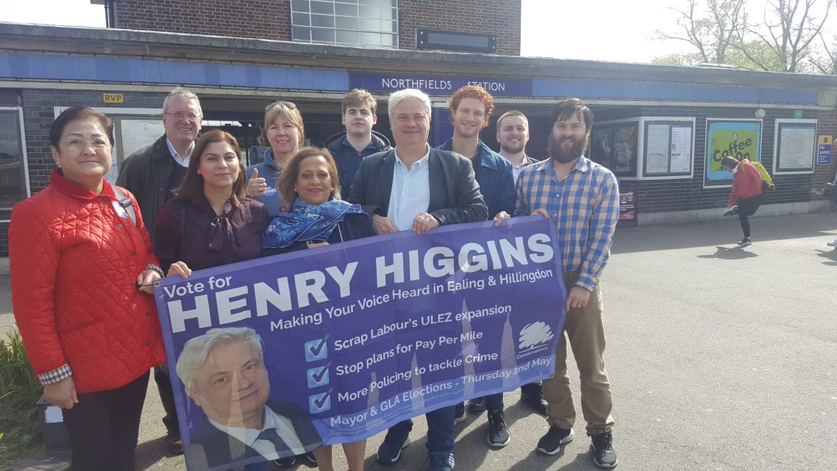 Aaron_Jacob91's tweet photo. A lovely morning to be out campaigning with the indefatigable @henry4gla. Not long now until voters get the chance to get rid of Sadiq Khan and elect @Councillorsuzie ! #VoteConservative 💙🇬🇧 https://t.co/nUU97qmShe