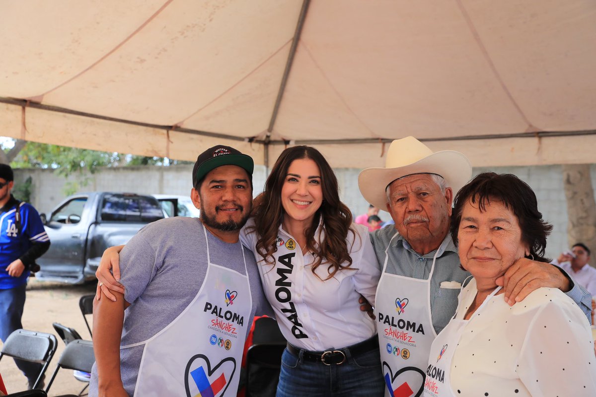 ¡Feliz sábado a todas y todos los sinaloenses! ❤️ Gracias por su apoyo estos días de campaña. Me motivan a seguir trabajando con fuerza y corazón por #Sinaloa. #PalomaSenadora