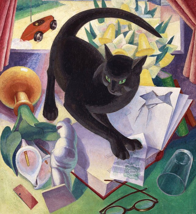 The Uncivilised Cat by Agnes Miller Parker, 1930