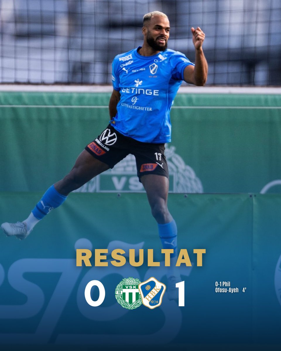 HalmstadsBK's tweet photo. VINST!
Tre poäng hem till Halmstad 💙 https://t.co/YDFw5QDnoJ