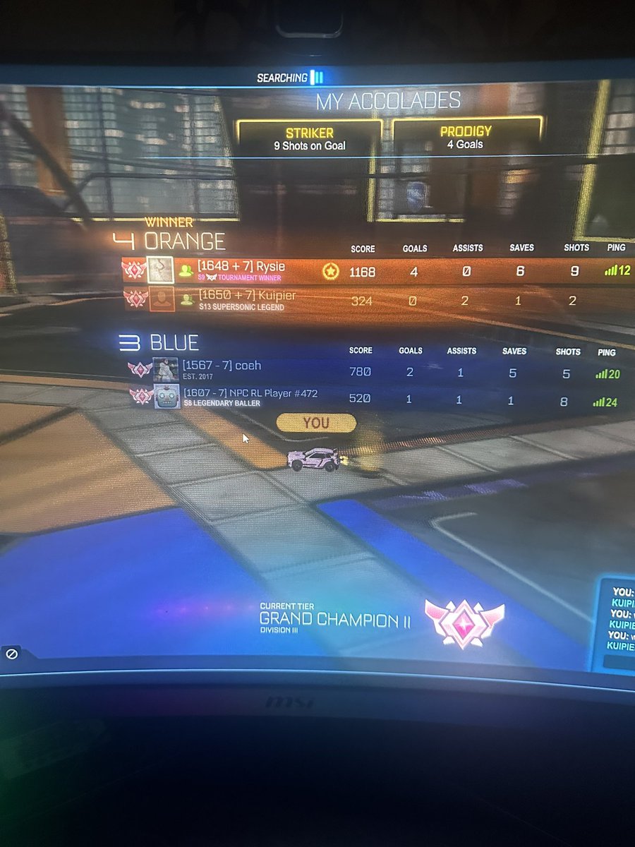 Lil ol Kuip what happen lad?