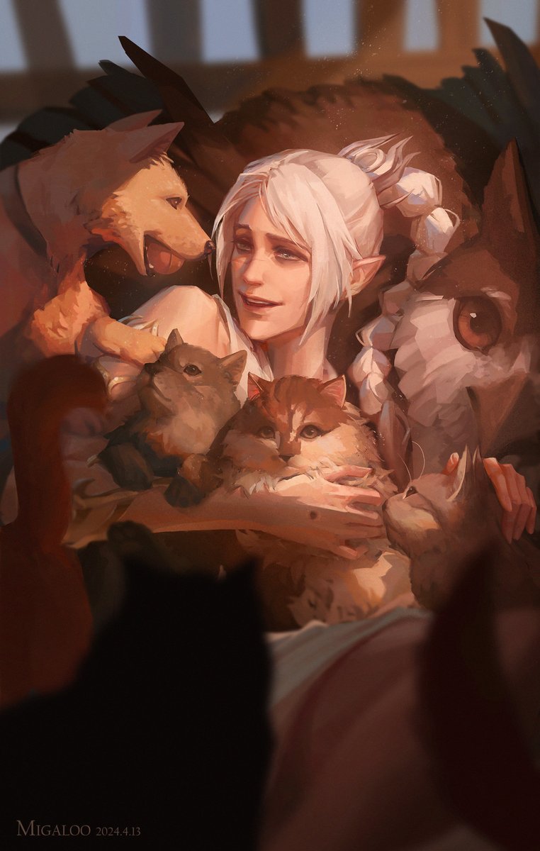 Migaloo1939's tweet photo. My favirtite ending of gods' favorite princess :D
though i can't imagine how much poop she has to scoop every day for 4 dogs and 8 cats. maybe it's her way of compensating for childhood trauma
#BaldursGate3 #BG3 #Shadowheart https://t.co/dJiOCxBp6g