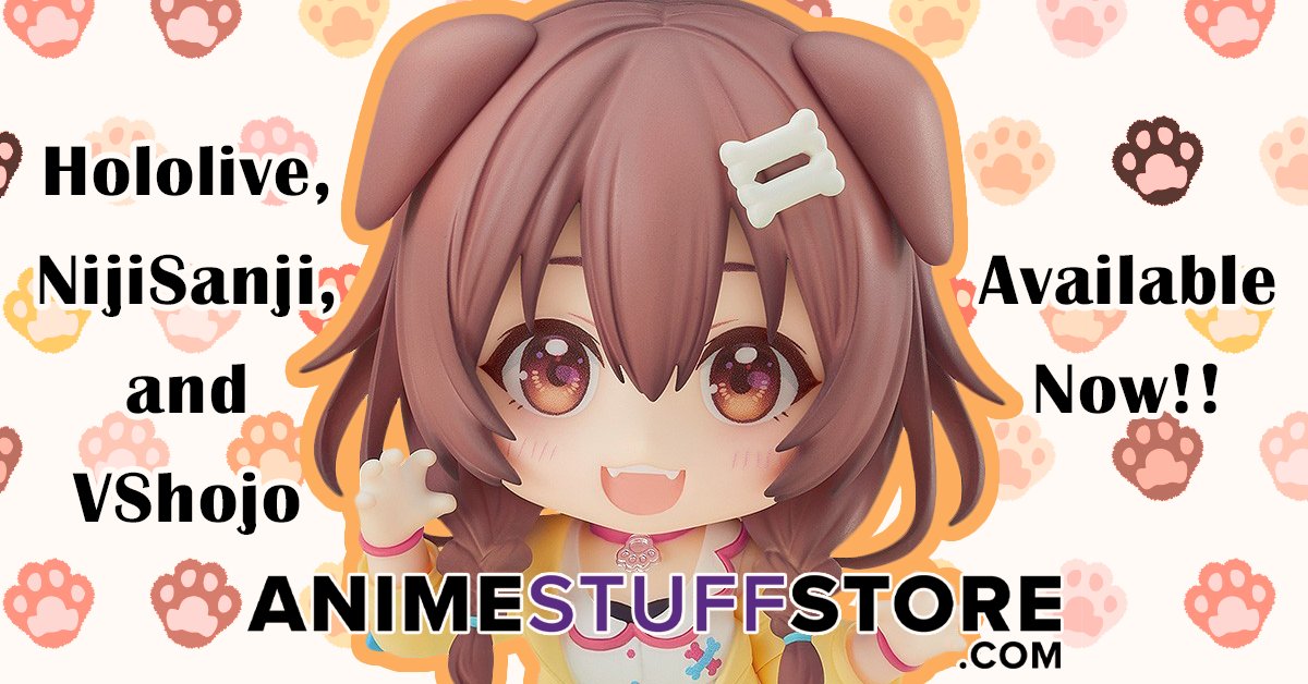 AnimeStuffStore's tweet photo. "Yubi yubi!" For all your VTuber needs, visit https://t.co/yczKcOCOuI or swing by in person! All merch officially licensed, and all girls officially best! 💜📺 #Anime #AnimeStore #AnimeStoreChicago #VTubers https://t.co/XAxhb06GdD