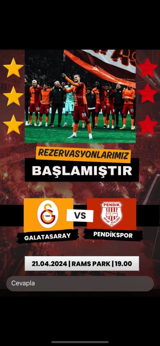 GALATASARAY-PENDİKSPOR Maçına Her Tribünden Bilet Mevcuttur.
Yüz Yüze TRANSFER
HIZLI İLETİŞİM WP;0541-853-18-07
#bilet #Galatasaray #biletvar #kombinedevret #galatasaraybilet #kombinedevir #gs #icardi #pasolig #biletix #biletlazim #kombinetransfer #galatasaraybiletdevir