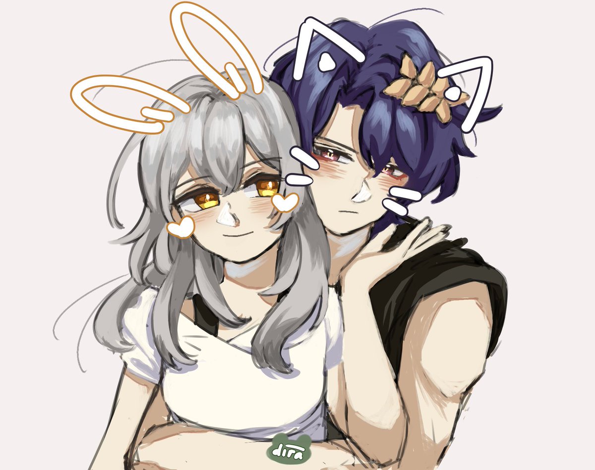 hintoffrog's tweet photo. 🐰🐱
#Ratiostelle #レイ星 https://t.co/sfAMp5jLRn