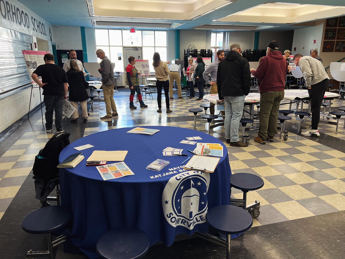 Come out to the West Broadway Reconstruction Open House at West Somerville Neighborhood School to learn more about new conceptual designs for West Broadway. Staff from multiple City departments are on hand until 4pm.