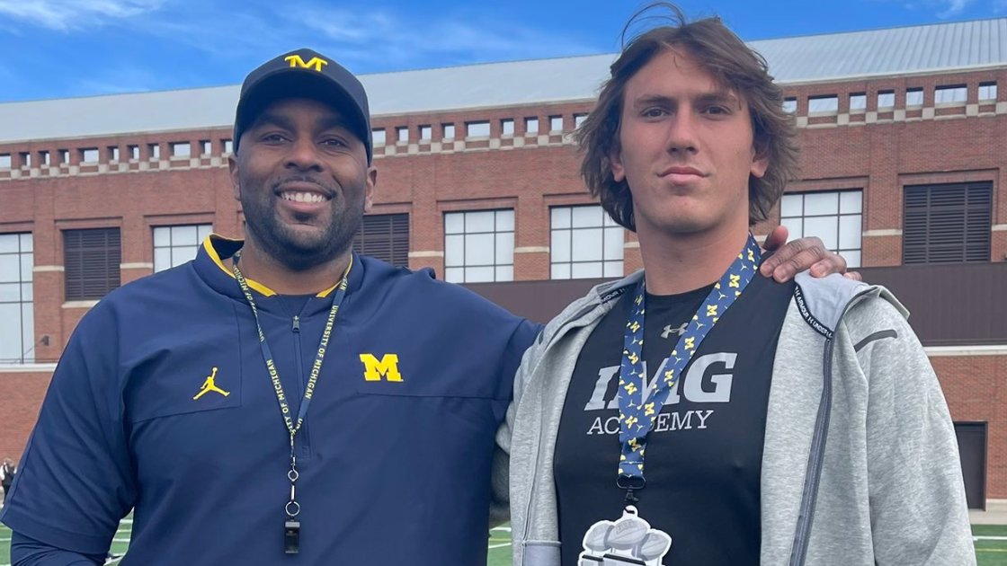 “If I were to go there, I would be the fourth generation in my family to be a Wolverine' Rising 2025 EDGE and Michigan legacy Alexander McPherson (@McphersonAlex50) is hopeful for an offer after recent visit #GoBlue. on3.com/teams/michigan…
