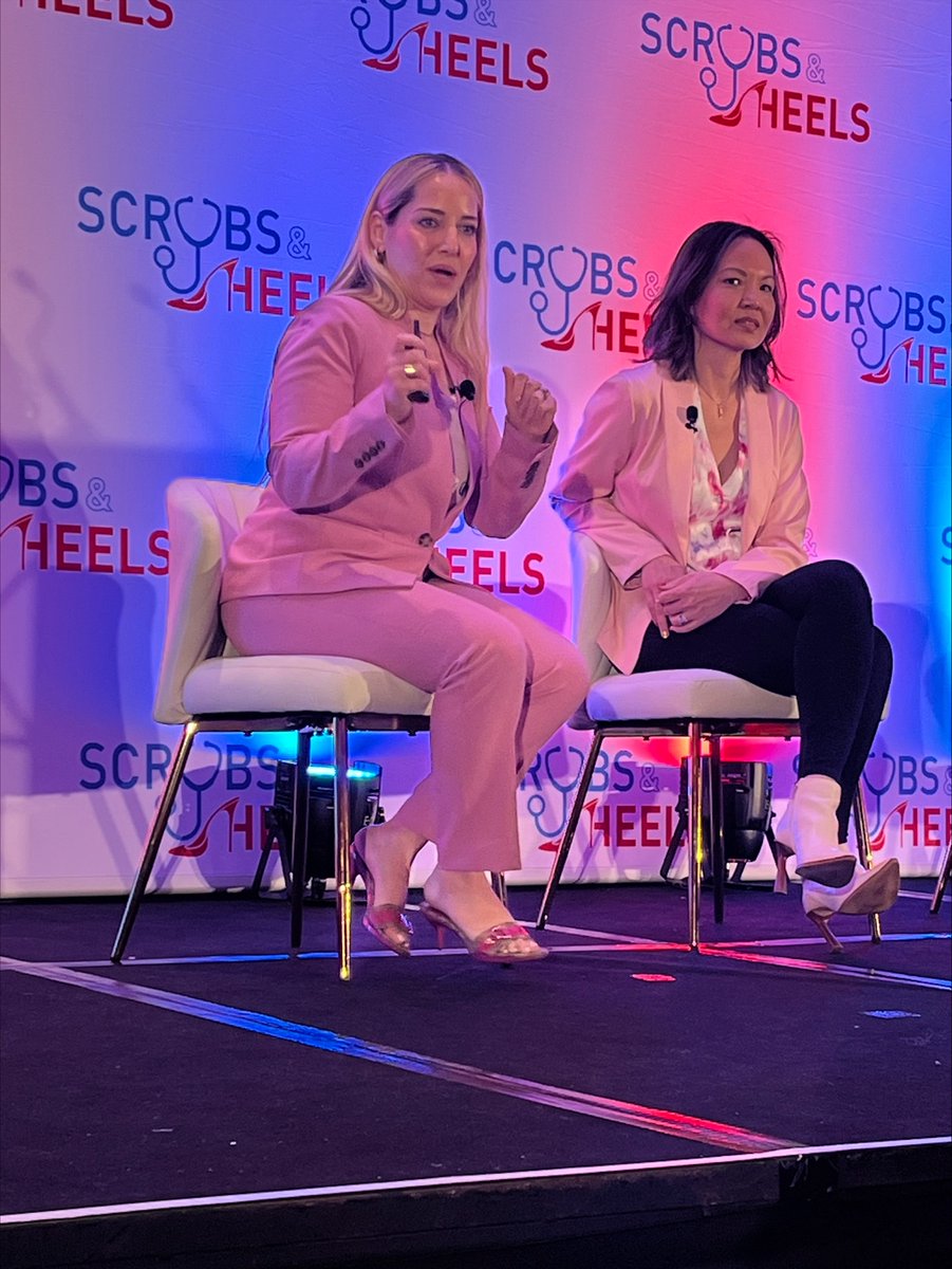 At #ScrubsNHeels24 👠 @DrAllegrettiIBD & @LindaNguyenMD discuss their top lessons learned from career setbacks Learn more in the 🧵 below 👇🏻 @ScrubsNHeels #WomenStrong #FindYourFriendtors