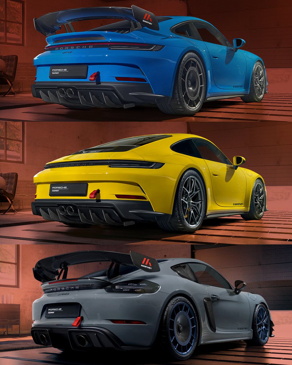 PlfFans's tweet photo. What's your favourite Manthey Performance Kit? GT3, or GT3 Touring or GT4 RS?

#Porsche #PorscheTequipment #PorscheMotorsport #911GT3MR #GT3MR #911GT3TouringPackageMR #GT3TouringMR #718CaymanGT4RSMR #GT4RSMR #MantheyRacing #Manthey #MantheyPerformanceKit #PerformanceKit #Design https://t.co/Iz7FVl9qLZ