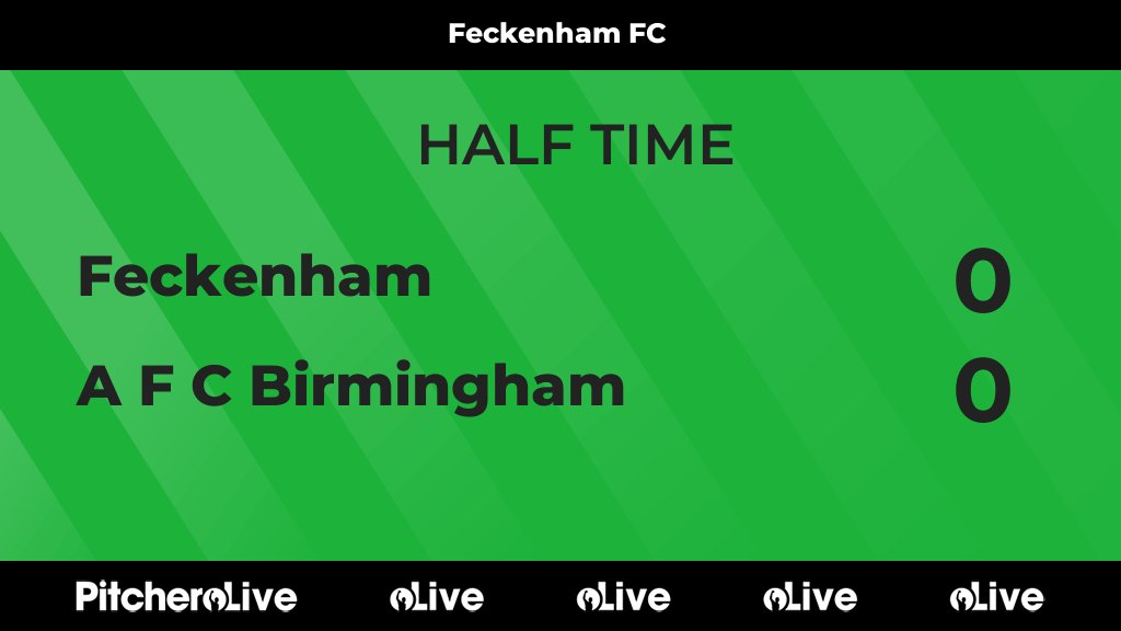 HALF TIME: Feckenham 0 - 0 A F C Birmingham #FECAFC #Pitchero pitchero.com/clubs/feckenha…