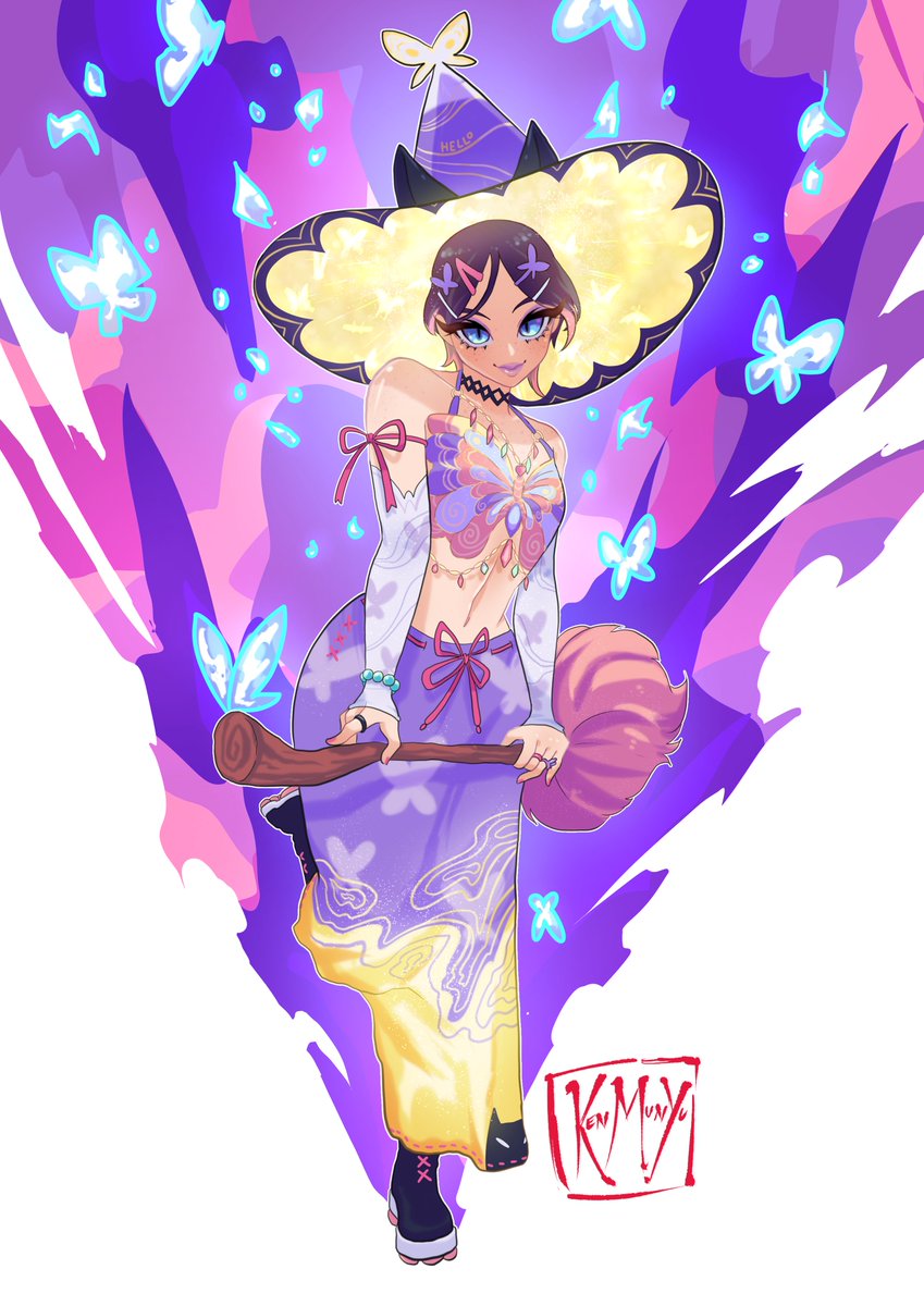 kenmunyu's tweet photo. Clove, the Butterfly Witch 🦋💜
#HelloClove #TaraValo https://t.co/drGO269k2k