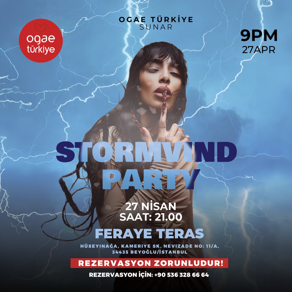 Türkiye’nin resmi Eurovision Kulübü OGAE Türkiye, yıllık geleneksel Eurovision partisini gururla sunar: 

*STORMVIND EUROVISION PARTY*

Tarih: 27 Nisan 2024 
İletişim: 0536 328 66 64

REZERVASYON ZORUNLUDUR!

#Eurovision2024
