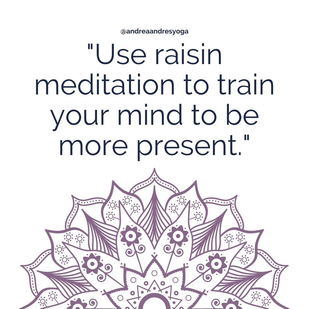 BreatheInChill's tweet photo. experience the flavor and texture of the raisin."Mindful eating is all about being fully present and engaged with the act of eating.  #mindfuleating #raisinmeditation

https://t.co/tIOKa66CuP https://t.co/9PHhZpfS1M