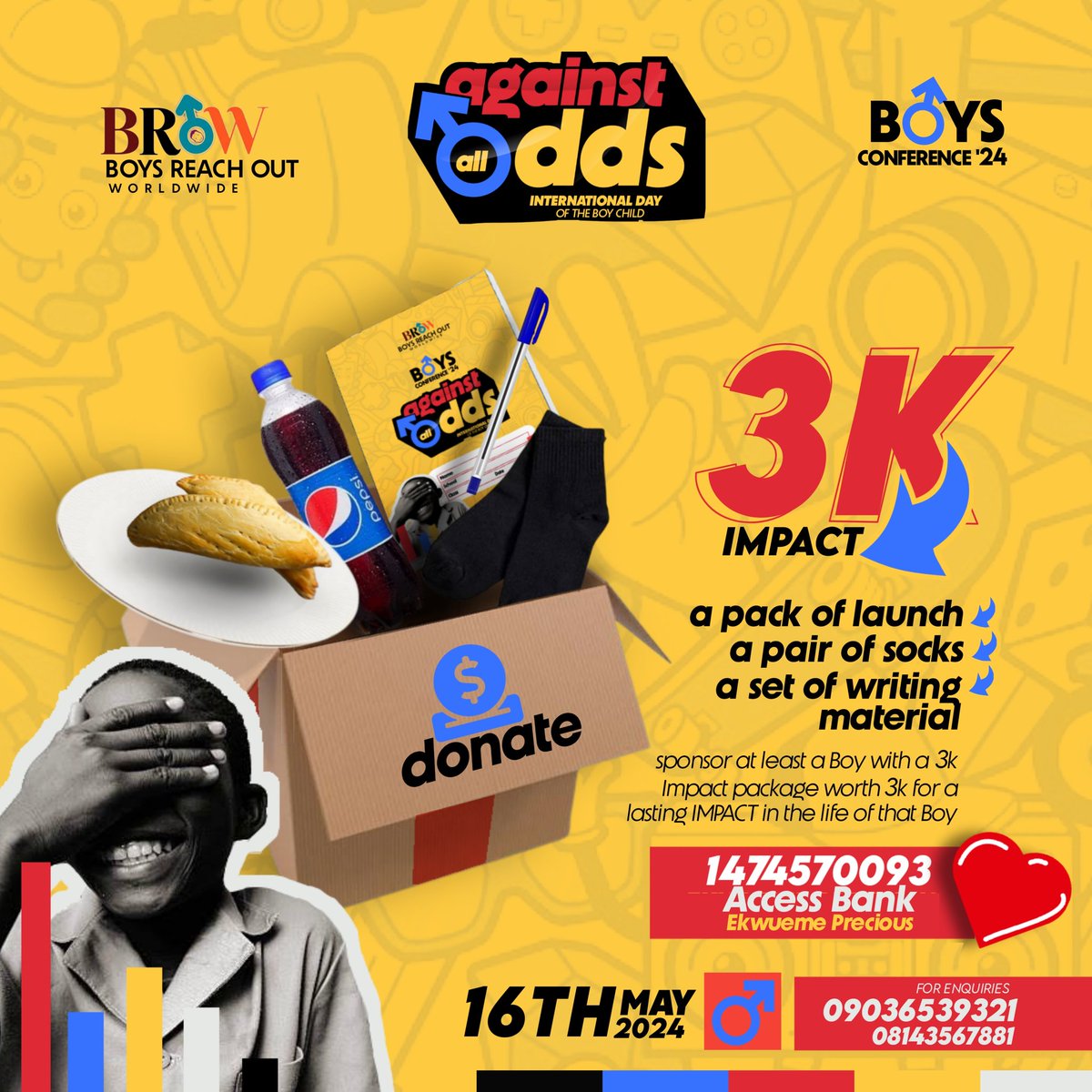 Pieta667's tweet photo. About 40 boys supported so far
Thanks to everyone who sowed a seed in their lives. 
960 more to go
#BROW
#BoyChild
#AgainstAllOdds https://t.co/eHSjPya28W