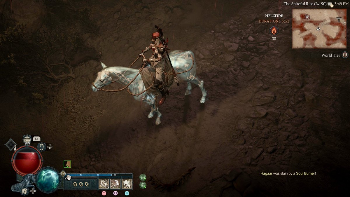It has taken ages and a lot of Legion Events, but I finally got the Spectral Charger mount and I’m SO HAPPY. 🤩 #Diablo4 #DiabloIV #gamer #arpg