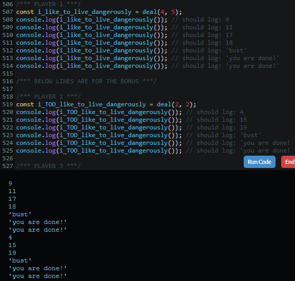 another interesting challenge from @willsentance 's 'The hard parts of functional javascript' on @FrontendMasters .

#javascript 
#100DaysOfCode 
#SoftwareDevelopment