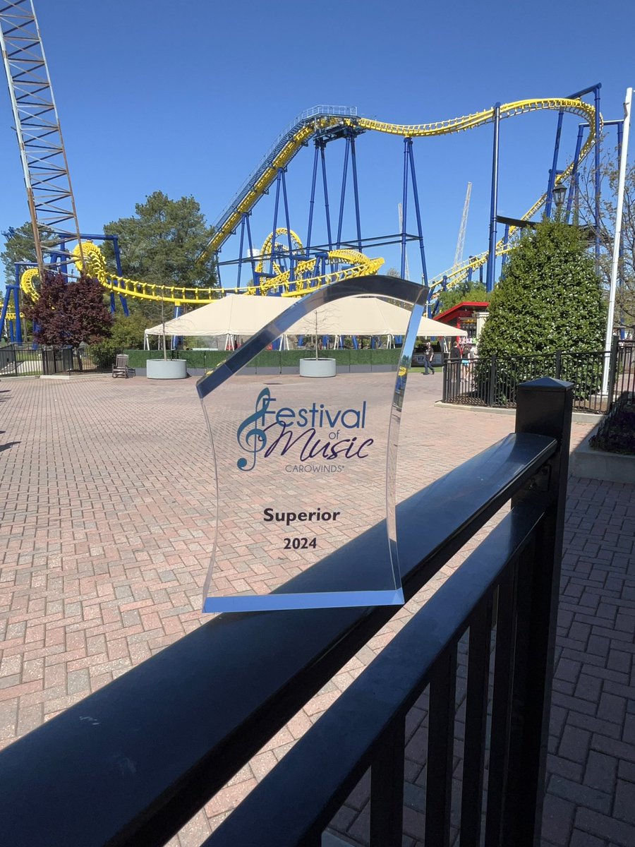OCMSBands's tweet photo. Proud of another Superior performance by our awesome musicians at the Carowinds Festival of Music. Great work by all! https://t.co/wcLO4Z4r9I