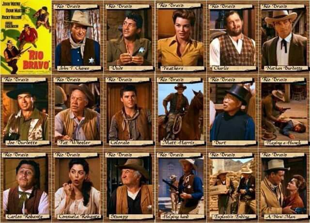 Rio Bravo Trading Cards ❤️🤠 #JohnWayne #DeamMartin