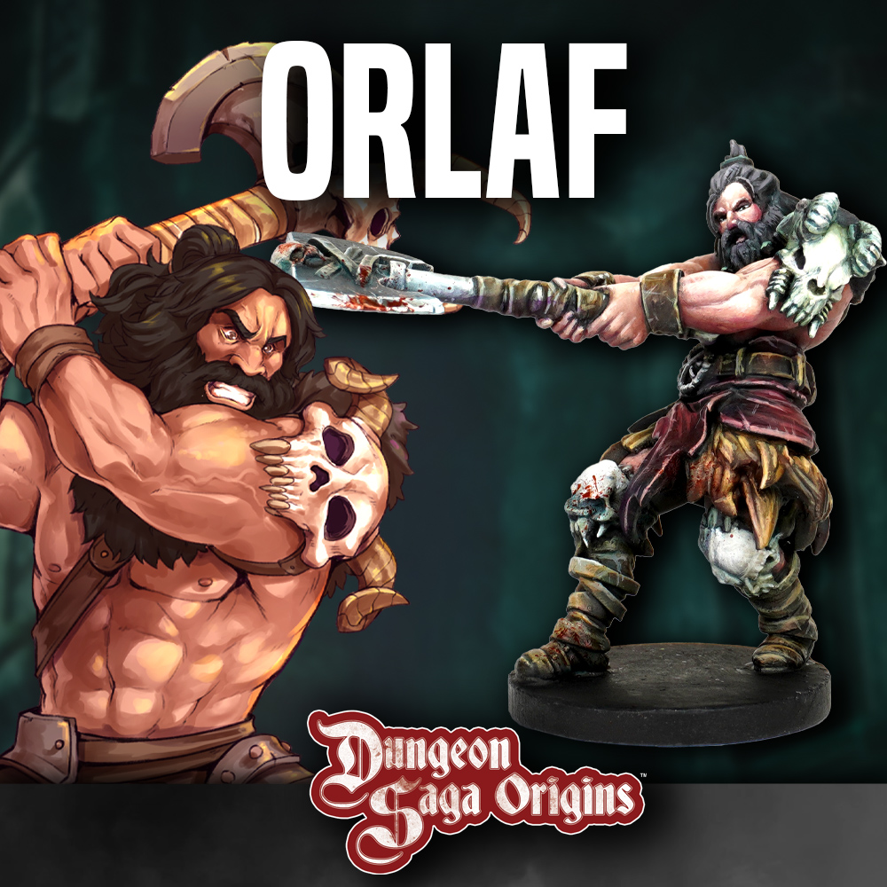 Choose Orlaf as your Hero and take on the Trial of Tyranny in Dungeon Saga Origins which is available to pre-order now and in stores from 20th May 2024. manticgames.com/dice-board-gam…