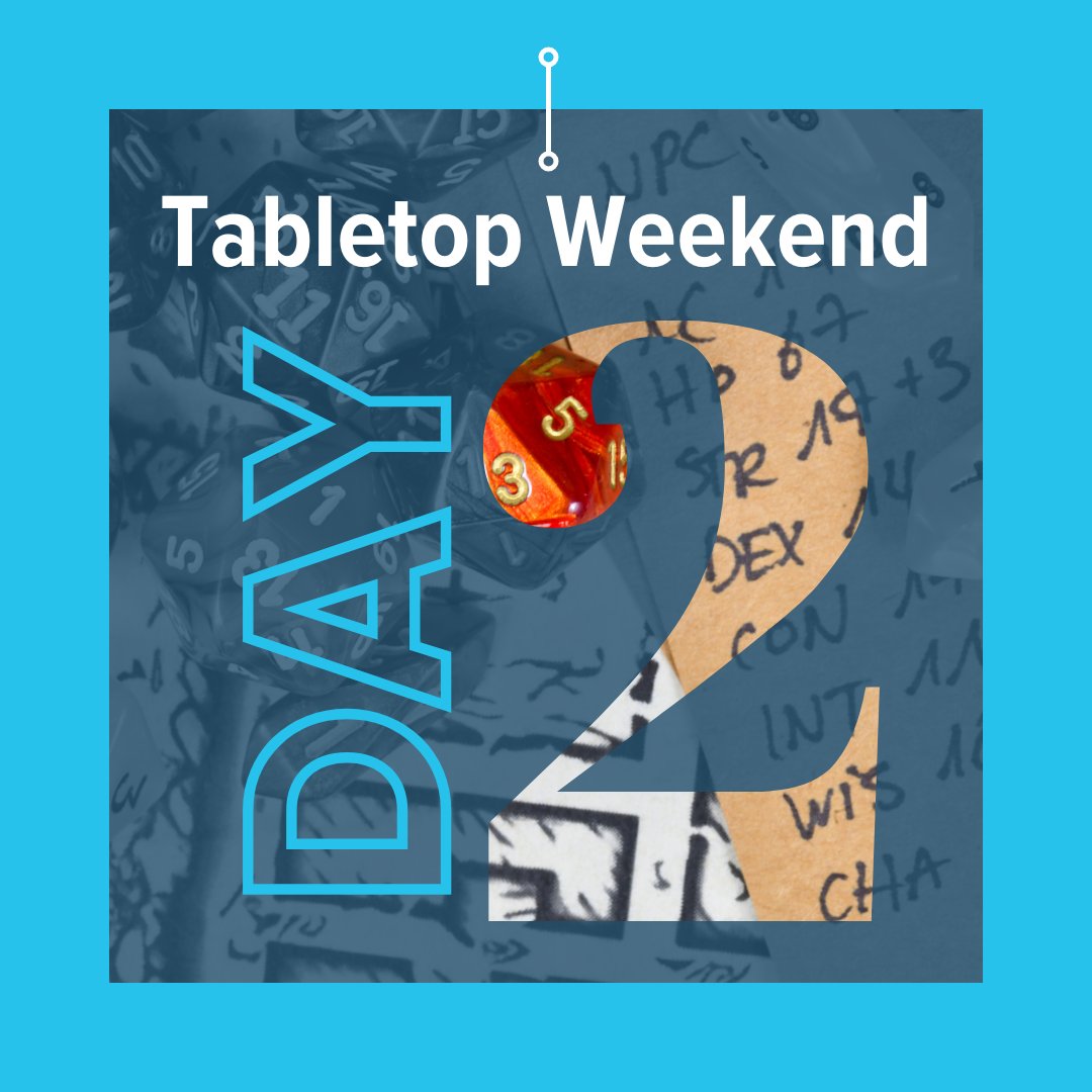 It's DAY 2️⃣ of #TabletopWeekend 2024! 🎉 Share how much you have fundraised for #ExtraLife in 2024 so far in the comments! 💸 Thank you for playing games to change kids' health. It's never too late to join the cause. Sign up for Extra Life here: cmnh.co/0oH