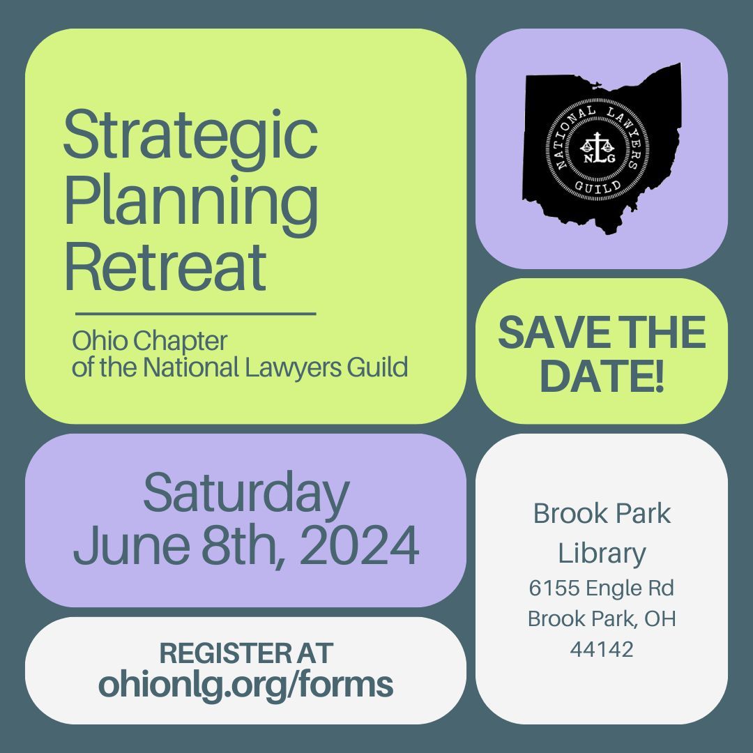 OhioNLG's tweet photo. Our strategic planning retreat will be June 8th! Please RSVP by May 1st if you plan to attend! If you need accommodation, we will help match those traveling to the area with members living near Cleveland who can host you.  RSVP today at https://t.co/YyigDqsIGN! https://t.co/J5q4FBABr6