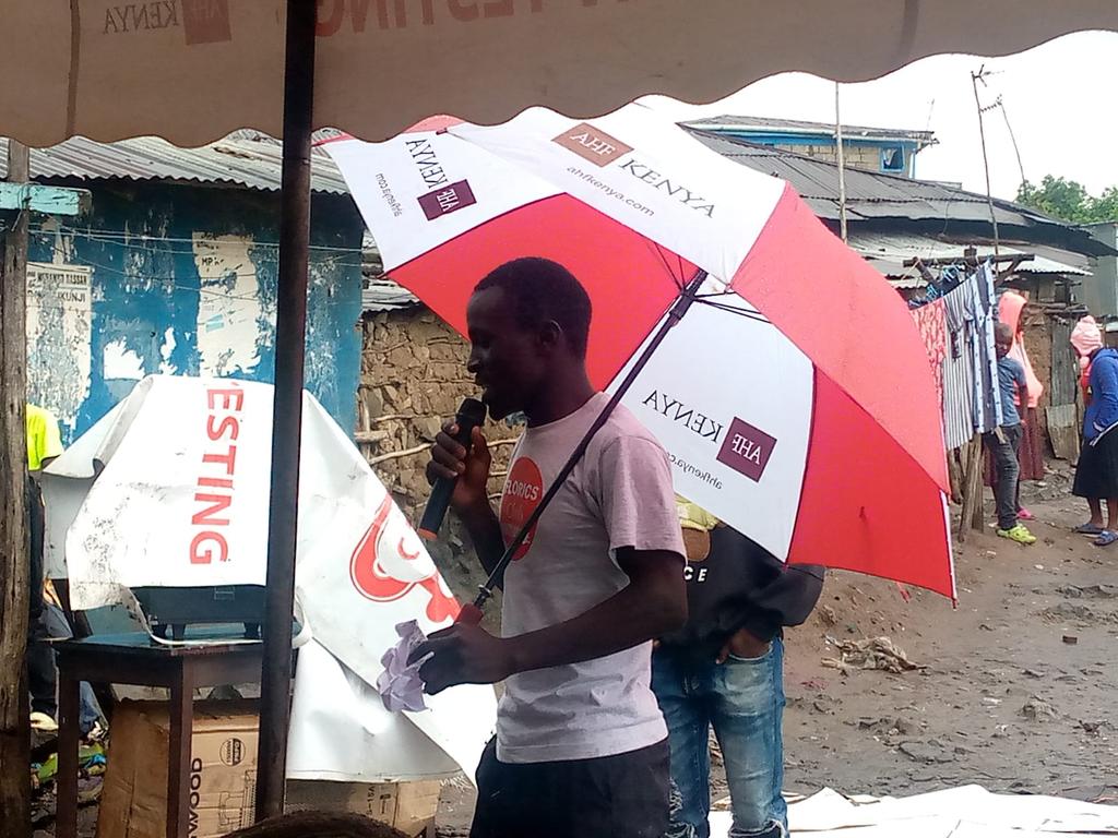 Adolescent and young people proved that rain cannot stop them from getting SRHR Info.to better their life @ahfkenya @ClubFlorics @DFHRC