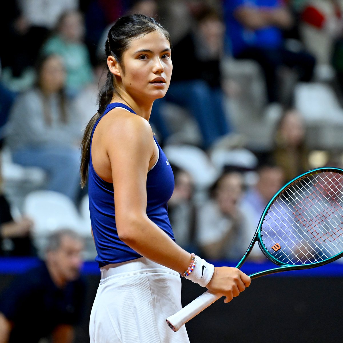 Another fightback needed for Emma Raducanu as Diane Parry takes a dramatic opener 6-4 Keep going, Emma! 💪 #BackTheBrits 🇬🇧 | #BJKCup