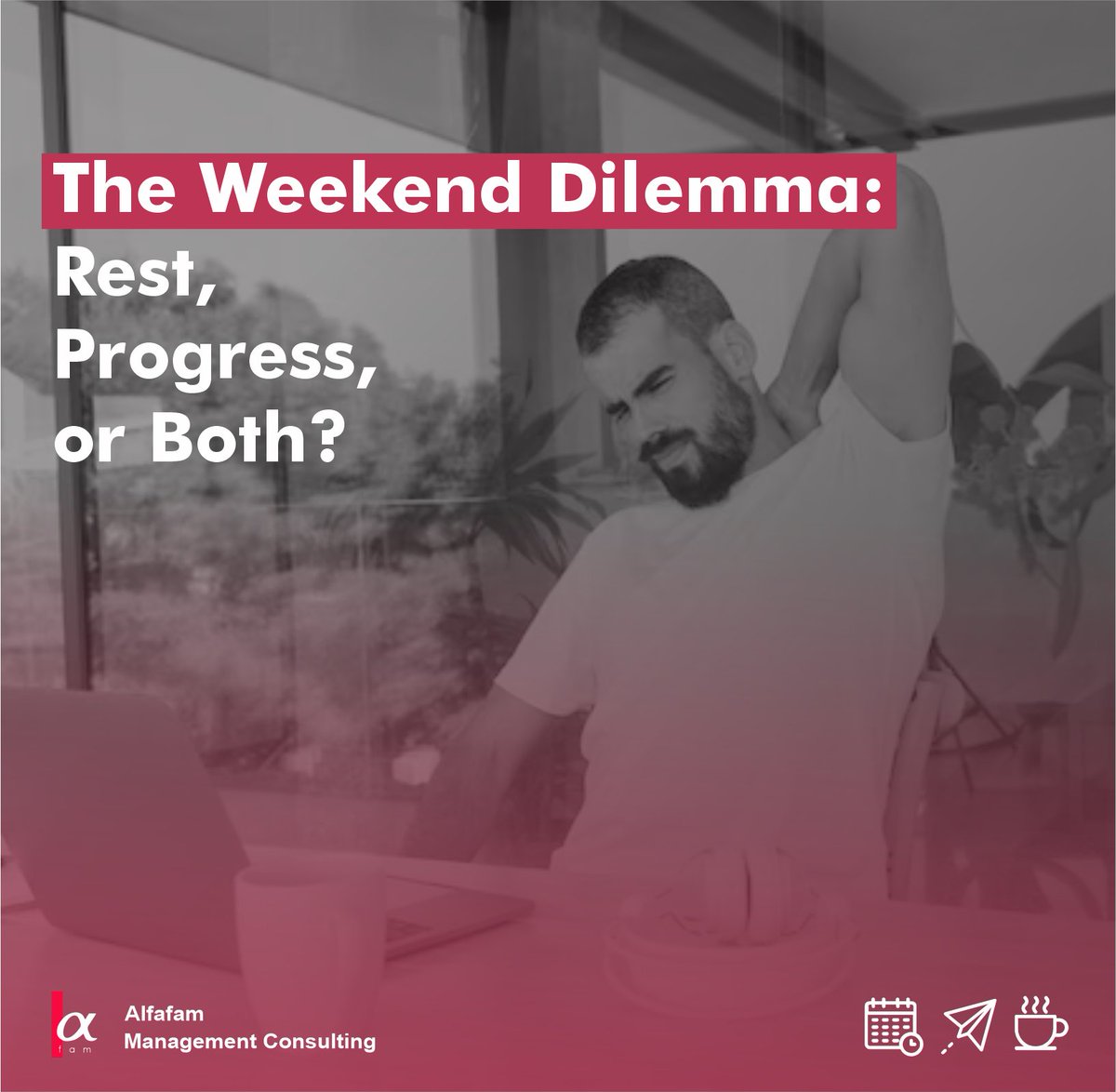 Alfafam_team's tweet photo. Weekends offer a choice: rest or work. Rest rejuvenates, while work can lead to progress. Choose wisely based on your goals and well-being. #WeekendChoices #RestOrWork https://t.co/fyNddrR8Ui