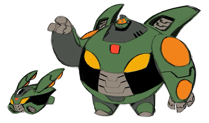 Bulkhead, but he fly now  