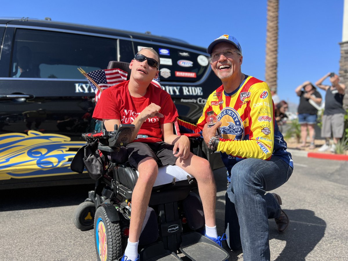 The countdown is officially on for the 28th Anniversary @kpcharityride! We can’t wait to hit the road again this spring with @kylepetty and friends, all to help send kids to @VictoryJunction! More info ➡️ bit.ly/2024-KPCR​ #HarleyDavidson #KPCharityRide