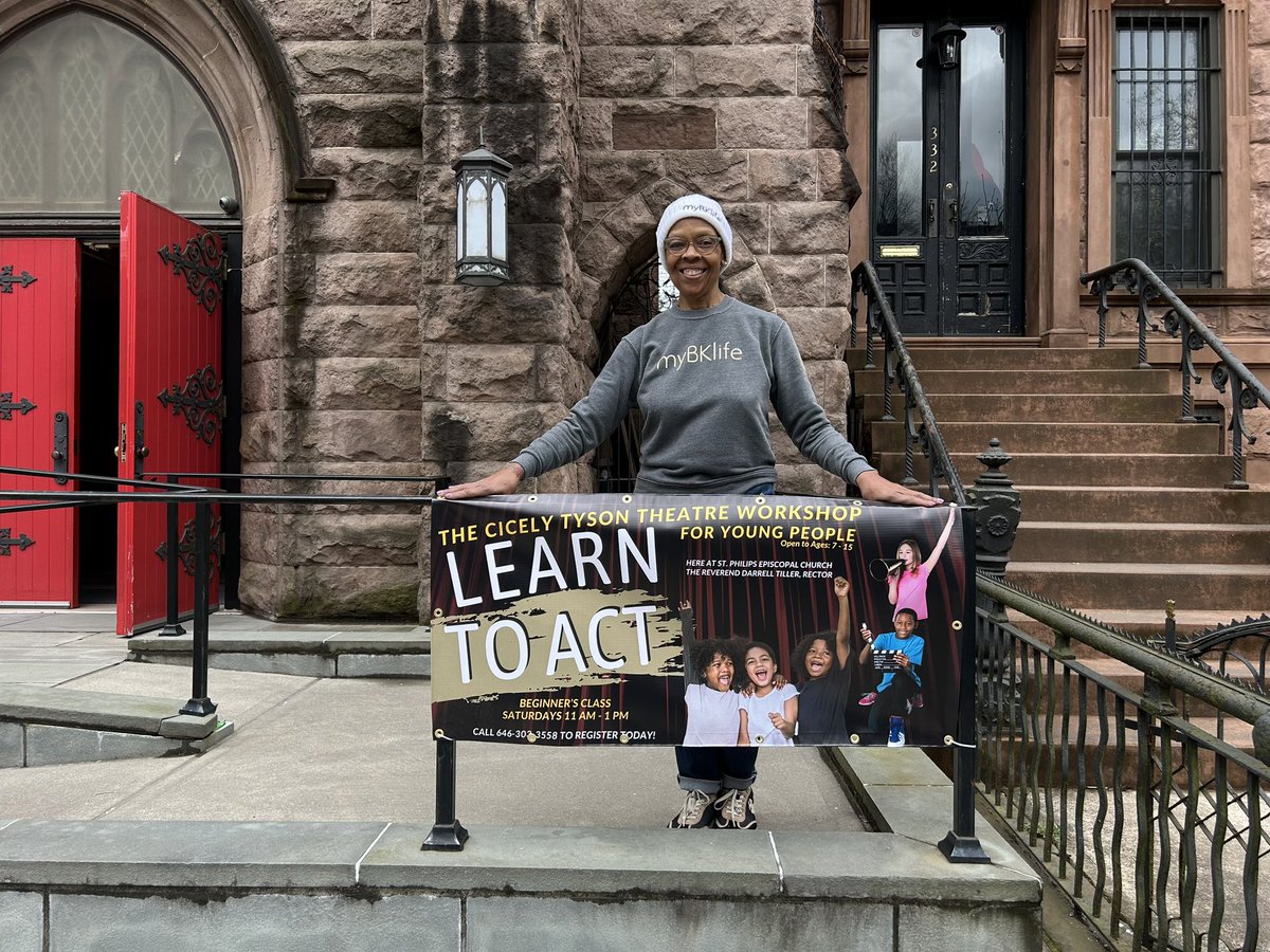 AyannaPrescod's tweet photo. My mom (and some of the churchladies) started a small donation based theater workshop for 7-15 year olds in Brooklyn on Saturdays that will include acting lessons, exploring theater of the past, and visiting new Broadway shows! (mom not pictured) 🥹 https://t.co/lJ1w5OH9Va