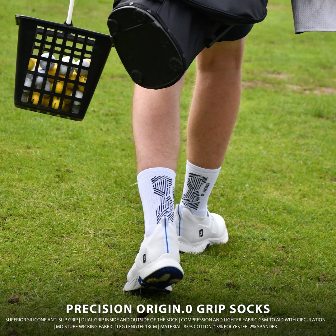 Don't let your golfing suffer, grab a pair of our Origin.0 Grip Socks to maximise your grip levels on the last day of The Masters! #SeriousAboutSport #Origin0 #Golf #MultiSport #Grip #socks #masters2024