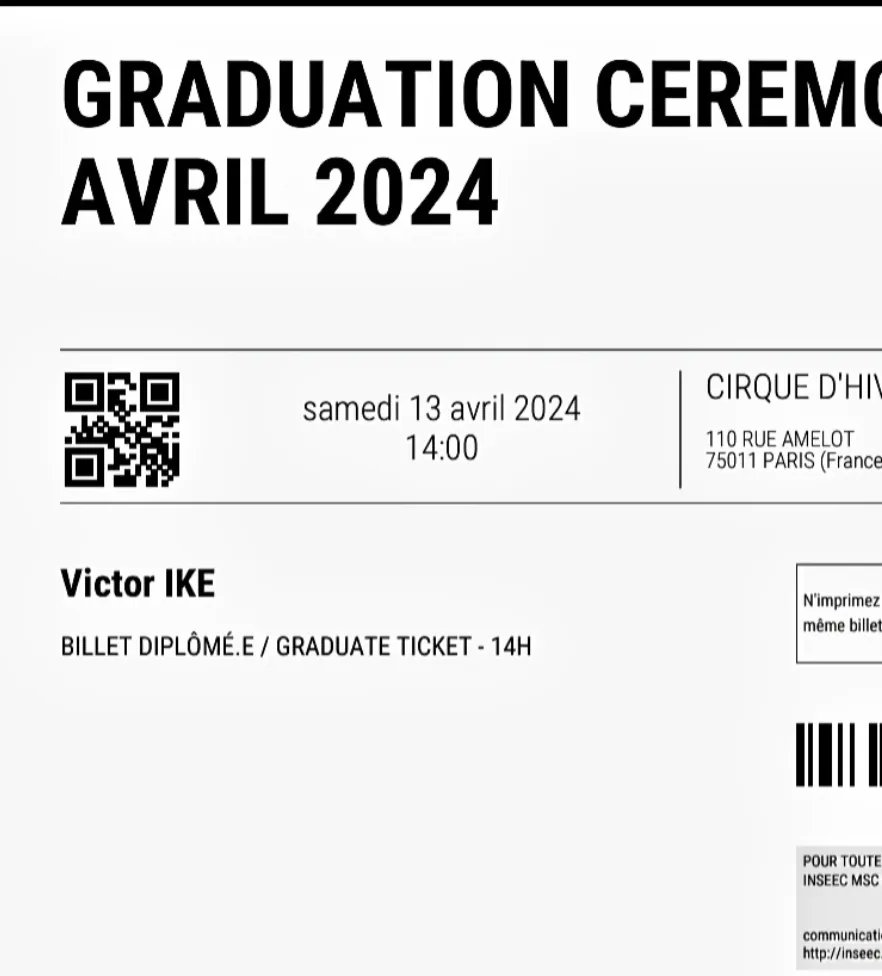 Done & Dusted.. 🎓Graduate🎓✊️💪🙌 Successfully completed my second Master's degree in Marketing, communication, et Stratégies Commerciale. Regrettably missed my flight to Paris for the ceremony. Grateful to INSEEC MSc & Arkema for their support in achieving this milestone.