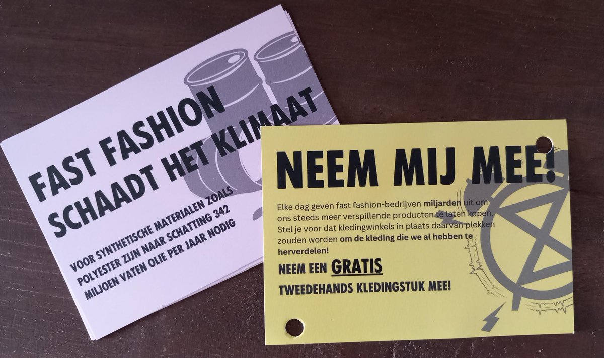 XR-Drenthe heeft de @hmnetherlands in Assen een bezoekje gebracht en 2de hands kleding 👗 in de winkel gehangen en gelegd met het gele label 🏷 eraan. Het paarse label 🔖 zit in zakken van jassen, broeken, truien enz. En #fastfashion winkels, we komen terug met nog veel meer‼️