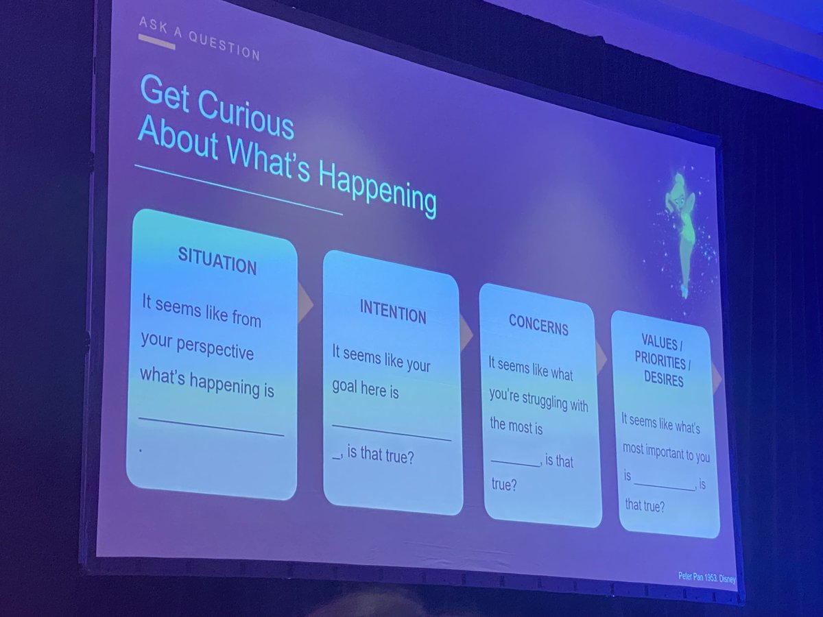 #ScrubsNHeels24 When you go into a freeze in the face of micro/macro-Agressions #SoniaKNarang

🔺Flip the attention back at the person, &amp; ask “curious” Q👇🏽

🔺Is that person is a poor communicator or attacking you

🔺Decide if you want to walk away👋🏼 or have a constructive convo