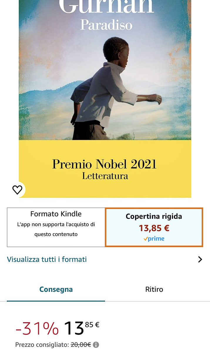 Lui è Abdulrazak Gurnah, premio Nobel per la Letteratura 2021. Sarà anche tra gli ospiti internazionali del Salone del Libro di Torino. Se volete sperimentare la sua scrittura, vi segnalo questa offerta interessante.