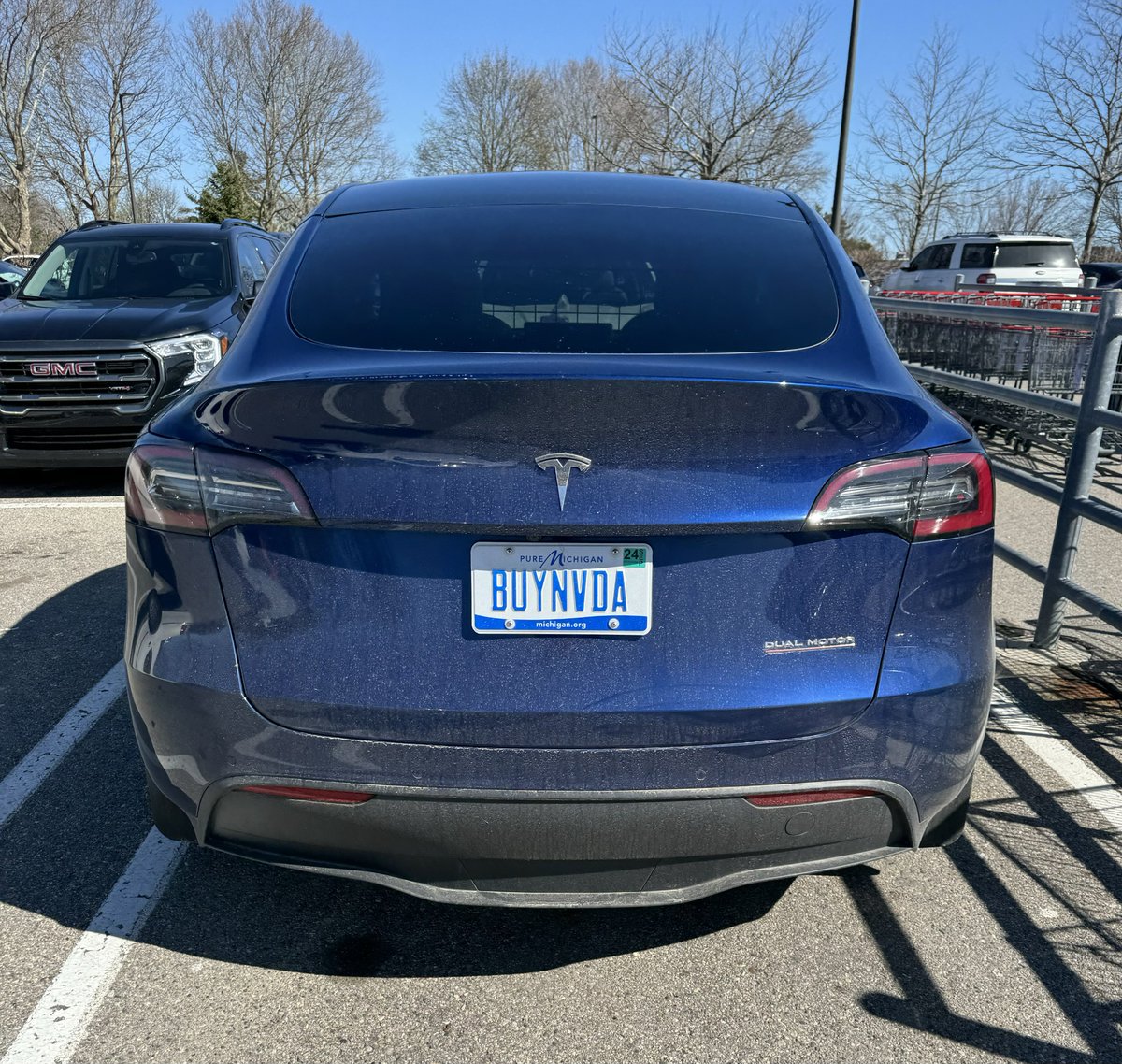 Is this Tesla at Costco the Most #AnnArbor thing? Discuss.