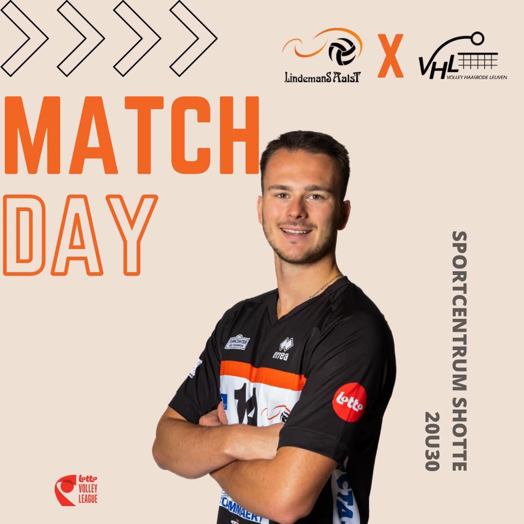 De laatste! Let’s dot this 🧡

🏆 Lotto Volley League
🕐20u30
📍 Sportcentrum Schotte, Kapellekensbaan 8 9320 Aalst
💻 Livestream via 🔗 lottovolleyleague.be/live-stream/