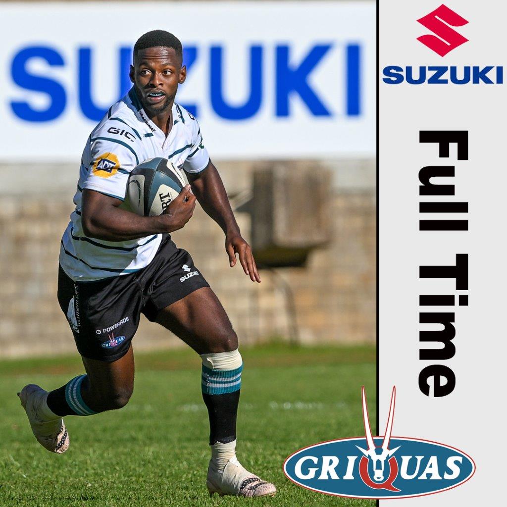 🔵 Full Time Suzuki Griquas 61 - 17 Griffons #letsplayrugby #sacup #suzukigriquas #experiencenortherncape #somuchmoretofeel